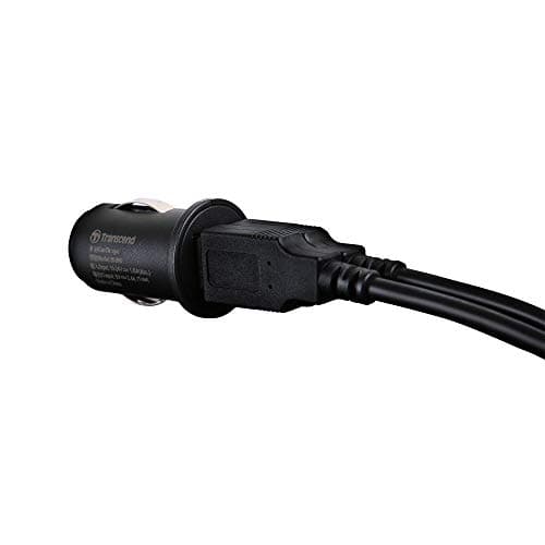 Dobbelt USB biloplader til DrivePro, 8M/4M kabel, USB Type A til Micro B