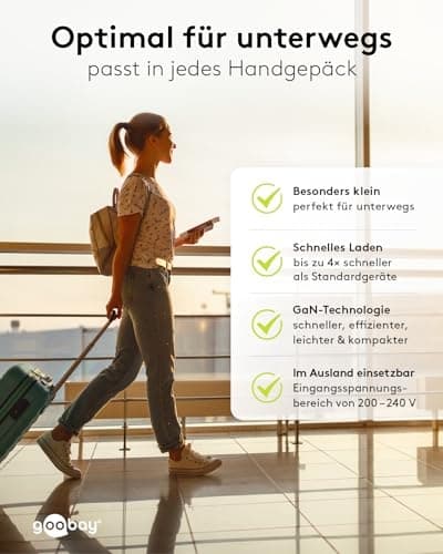 Goobay 65370 Mobile Device Charger Hovedtelefoner - Laptop - Smartphone - Tablet Hvid AC Hurtig opladning indendørs (65370)