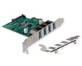 Miniatyrbild 3 av 3: VALUE PCI Express-kort, USB 3.2 Gen 1, 4 portar