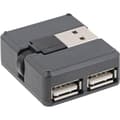 Miniatyrbild 3 av 4: InLine USB 2.0 4-portshubb - USB-A hane till 4x USB-A hona - kabel 4cm (33293L)