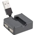 Miniatyrbild 2 av 4: InLine USB 2.0 4-portshubb - USB-A hane till 4x USB-A hona - kabel 4cm (33293L)