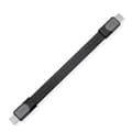 Miniatyrbild 4 av 5: ROLINE USB4 Gen3x2-kabel, Emark, platt, CC, ST/ST, 40Gbit/s, 100W, svart, 15 cm