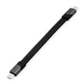Miniatyrbild 5 av 5: ROLINE USB4 Gen3x2-kabel, Emark, platt, CC, ST/ST, 40Gbit/s, 100W, svart, 15 cm