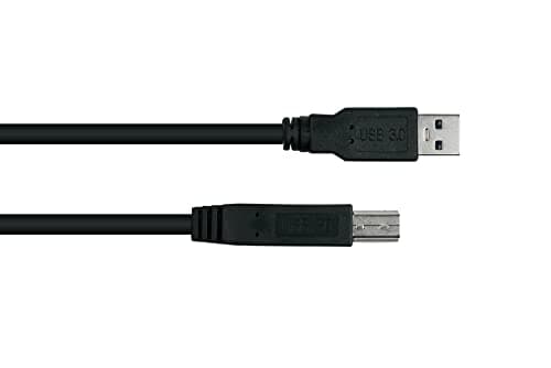Alcasa UK30P-AB-010S USB-kabel 1 m USB 3.2 Gen 1 (3.1 Gen 1) USB A USB B Sort (UK30P-AB-010S)