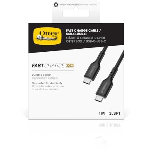 OtterBox Fast Charge Kabel USB-kabel 1 m USB 2.0 USB C Sort (78-81356)