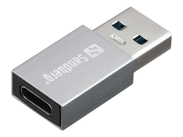 Sandberg - USB-adapter - 24 pin USB-C (hunn) til USB-type A (hann) - USB 3.1 (Gen 1) / 3.0 / 2.0 / 1.1