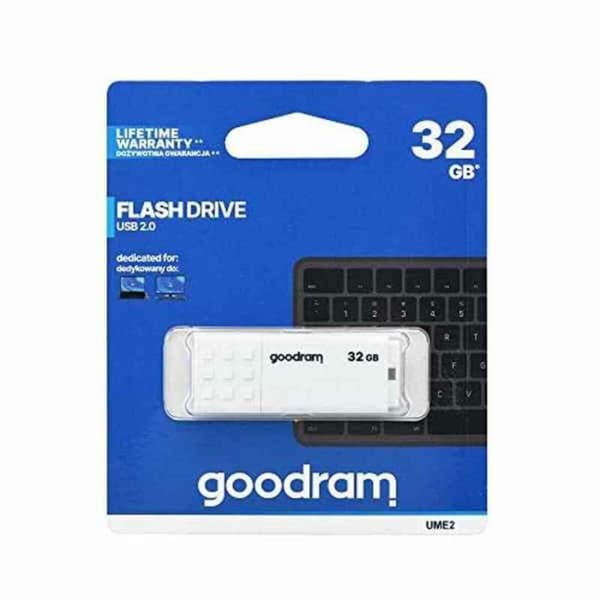 USB-stik GoodRam UME2-0320W0R11 5 MB/s-20 MB/s Hvid 32 GB Hvid