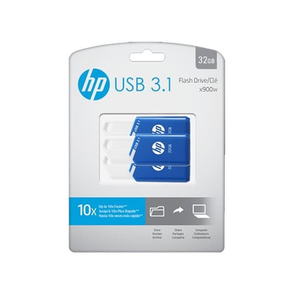 USB-stik HP 32 GB Blå, Hvid