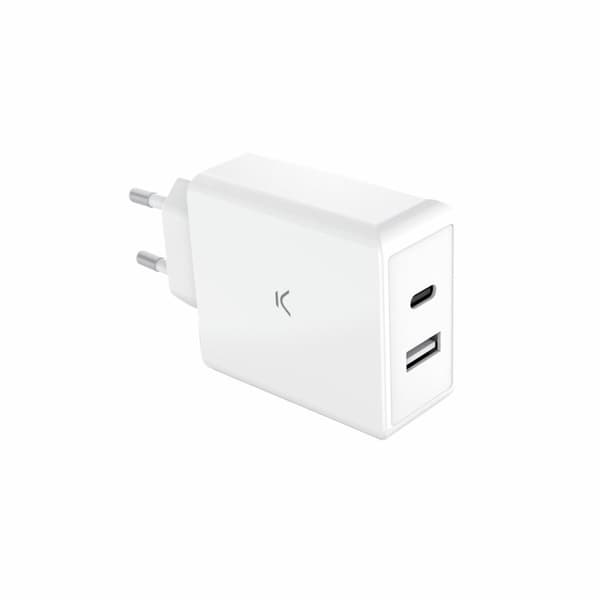 Vægoplader KSIX Hvid 65 W Hvid