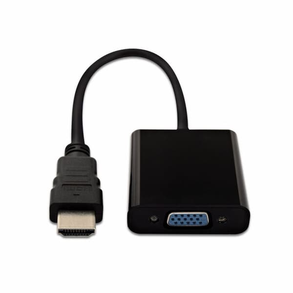 HDMI til VGA V7 CBLHDAVBLK-1E Sort