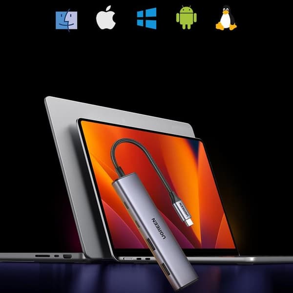 Ugreen Switch Bidirectional USB 3.0 - Svart