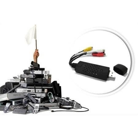 En USB-omvandlare för att digitalisera dina VHS-band och lagra alla dina vackraste minnen (En storlek - Flerfärgad)
