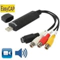 Miniatyrbild 1 av 4: Videoinspelning - EasyCap - USB 2.0 Stick - Windows-kompatibel - Svart - 100 % ny