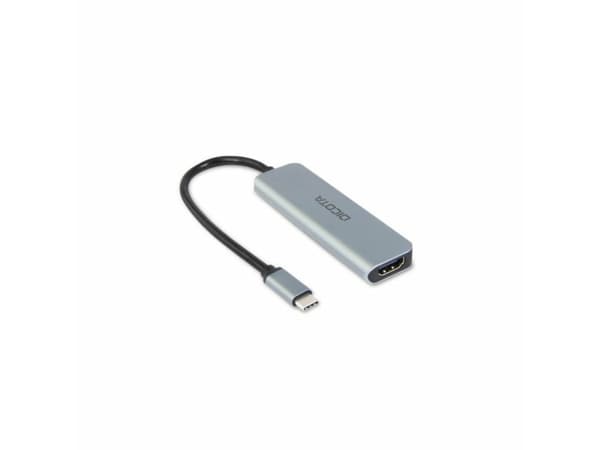 DICOTA D32060, USB Type-C, HDMI, USB 4 Type-A, USB Type-C, 30 Hz, 3840 x 2160, hopea, 100 W
