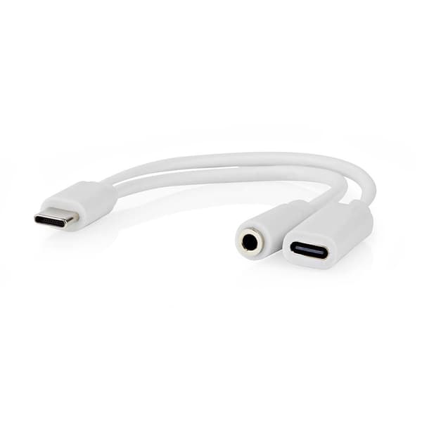 Nedis USB-C-sovitin USB-C - USB-C ja 3,5 mm