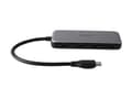 Miniatyrbild 4 av 5: DELTACO - Hubb - 5 Gbps, USB-C - 1 x USB-C (Power Delivery 3.0) + 3 x USB-C - skrivbordsmodell