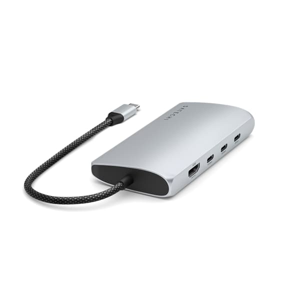 Satechi USB-C Multiport HUB 8K med Ethernet V3 - Silver