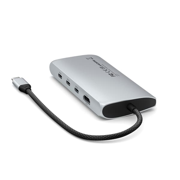 Satechi USB-C Multiport HUB 8K med Ethernet V3 - Silver
