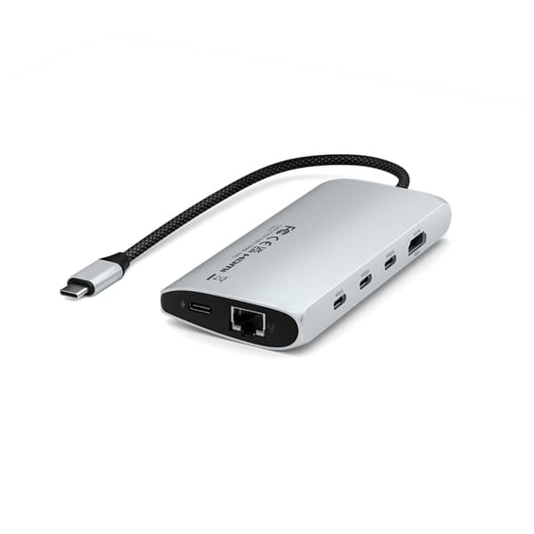 Satechi USB-C Multiport HUB 8K med Ethernet V3 - Silver