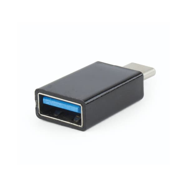 Kompakti USB-C-USB-adapteri - Plug-and-play, helppo käyttö musta