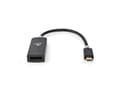 Miniatyrbild 5 av 5: Nedis USB-C 3.1 Adapter Cable - USB-/DisplayPort-adapter - 24 pin USB-C (hane) till DisplayPort (hona) - USB 3.1 - 20 cm - antracit