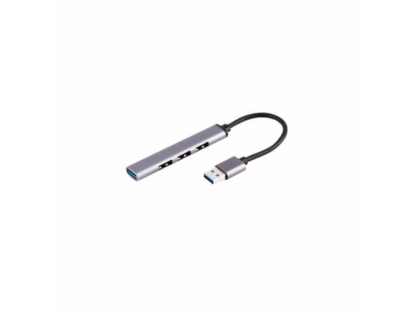 shiverpeaks BS13-50001, USB 3.2 Gen 1 (3.1 Gen 1) Type-A, USB 3.2 Gen 1 (3.1 Gen 1) Type-A, 5000 Mbit/s, Gjuten aluminium, Svart, Gjuten aluminium, P