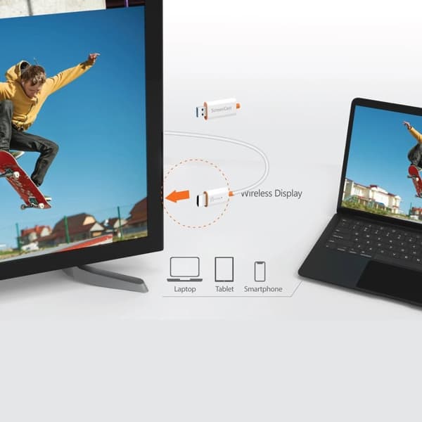 Tilbage til toppen og lyd/video med j5create ScreenCast HDMI™ trådløs skærm; farve bi