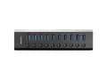 Miniatyrbild 3 av 4: Lindy 43370, USB 3.2 Gen 1 (3.1 Gen 1) Type-B, USB 3.2 Gen 1 (3.1 Gen 1) Type-A, 5000 Mbit/s, Svart, Akrylnitrilbutadienstyren (ABS), Gjuten aluminiu