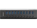 Miniatyrbild 1 av 4: Lindy 43370, USB 3.2 Gen 1 (3.1 Gen 1) Type-B, USB 3.2 Gen 1 (3.1 Gen 1) Type-A, 5000 Mbit/s, Svart, Akrylnitrilbutadienstyren (ABS), Gjuten aluminiu