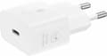 Miniatyrbillede 2 af 11: Original Samsung 25W Energieffektiv USB-C strømadapter - Uden kabel - Hvid