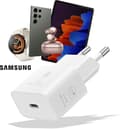 Miniatyrbillede 5 af 11: Original Samsung 25W Efficiency Adapter - inklusive USB-C kabel 1 meter - Hvid