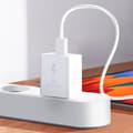 Miniatyrbillede 10 af 11: Original Samsung 25W Efficiency Adapter - inklusive USB-C kabel 1 meter - Hvid