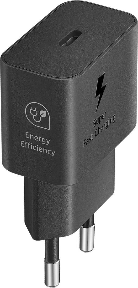 Original Samsung 25W Efficiency Adapter - inklusive USB-C kabel 1 meter - sort