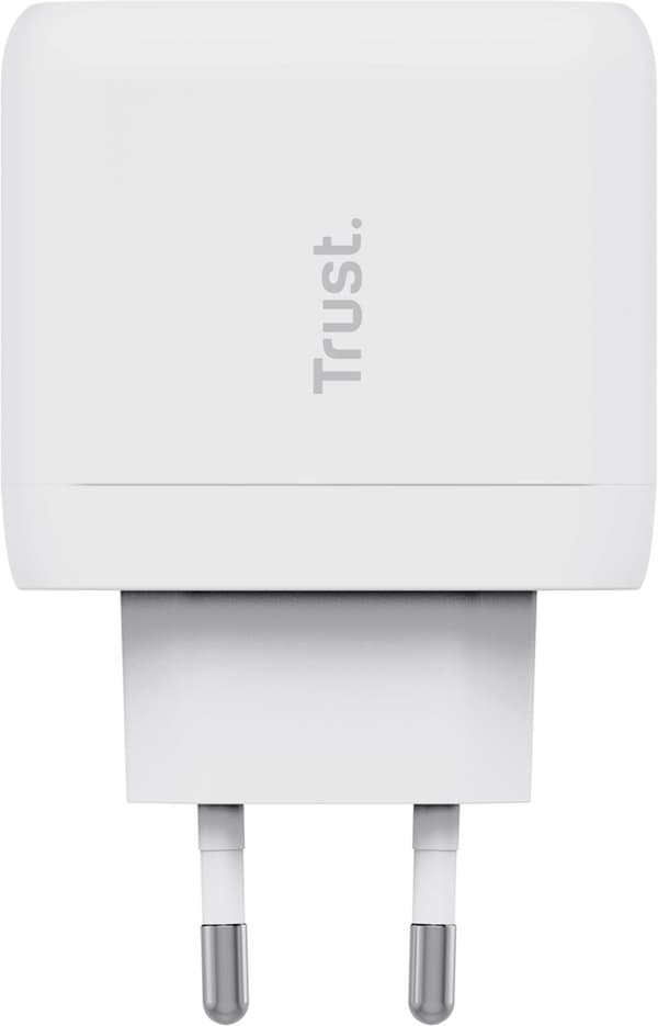 Trust Maxo - Laptop toppladdare - 65 W - USB C - 2m kabel - Vit