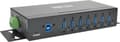 Miniatyrbild 1 av 7: Tripp Lite U360-007-IND 7-portar - Industrial Grade USB 3.0 SuperSpeed Hub - 20kV ESD väder