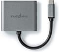 Miniatyrbillede 3 af 3: Nedis USB-C™-adapter USB 3.2 Gen 1 | USB-C™-stik | 2x HDMI™ | | 4K@30Hz | 0,10m | runde | Vernick