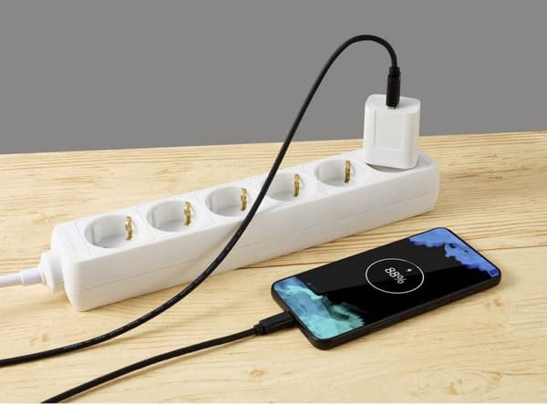 Renkforce USB-kabel USB 3.2 Gen2 USB-C®-stik, USB-A-stik 1,00 m sort total afskærmning RF-57
