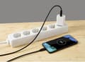 Miniatyrbillede 4 af 4: Renkforce USB-kabel USB 3.2 Gen2 USB-C®-stik, USB-A-stik 1,00 m sort total afskærmning RF-57