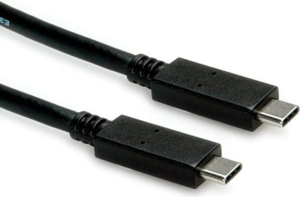 ROLINE USB 3.2 Gen 2 kabel, med PD (Power Delivery) 20V5A, Emark, CC, M/M, sort, 1 m