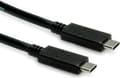 Miniatyrbillede 5 af 6: ROLINE USB 3.2 Gen 2 kabel, med PD (Power Delivery) 20V5A, Emark, CC, M/M, sort, 1 m