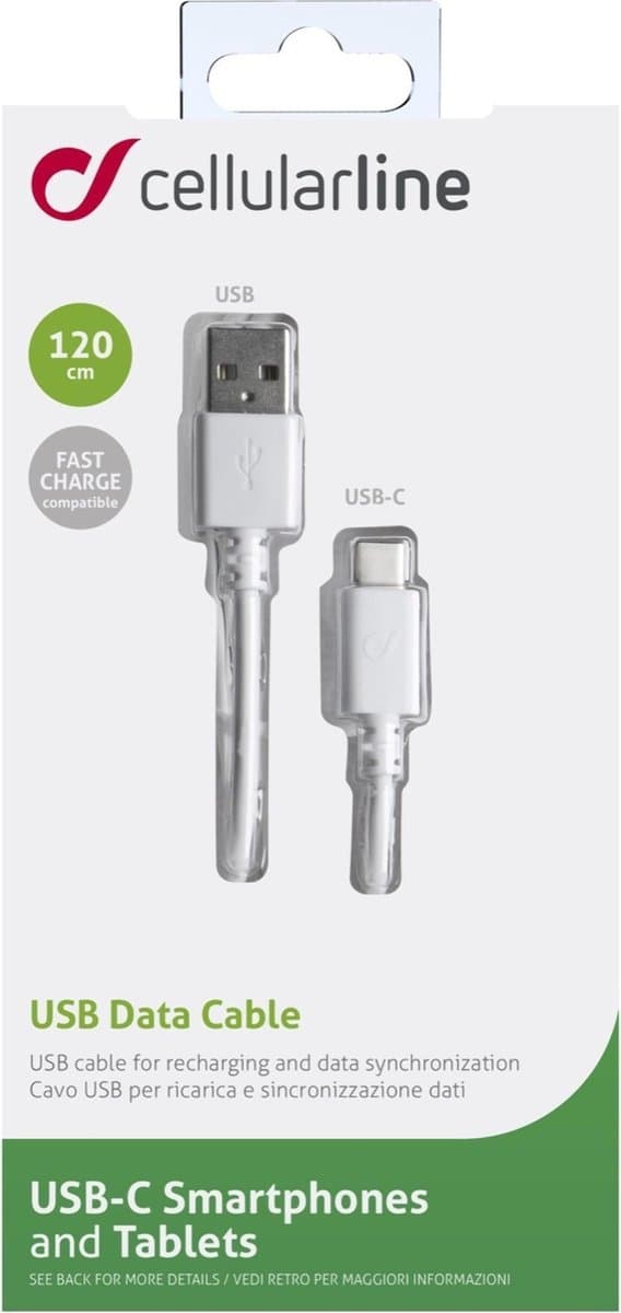 Mobillinje - Mobillinje Cellebelastning/datakabine. Wi.usb-a->c - 30 dages pengene-tilbage-garanti