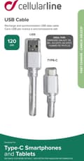 Miniatyrbillede 5 af 6: Mobillinje - Mobillinje Cellebelastning/datakabine. Wi.usb-a->c - 30 dages pengene-tilbage-garanti