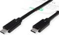 Miniatyrbild 3 av 4: ROLINE GREEN USB 3.2 Gen 2x2-kabel, Emark, CC, M/M, 20Gbit/s, 100W, svart, 1 m