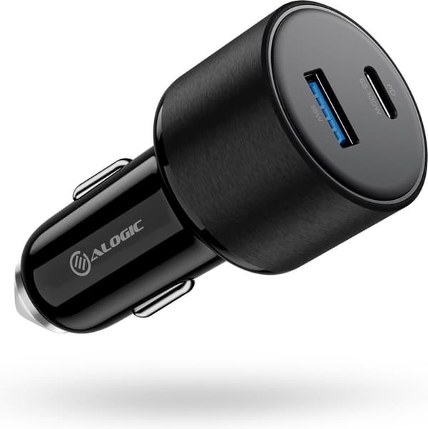 Alogisk positionsenhed bil 100W USB-C+USB-A+USB-C til USB-A-kabel (CRCA100C1)
