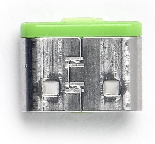 Smart Keeper Essential USB-C-portlås (4x) + låsnyckel Mini (1x) - Grön