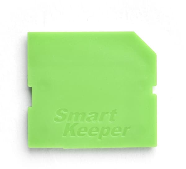 Smart Keeper Essential SD-portlås (4x) + låsnyckel Mini (1x) - Grön
