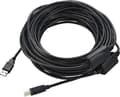 Miniatyrbild 3 av 4: Renkforce USB-kabel USB 2.0 USB-A-kontakt, USB-B-kontakt 20.00 m svart flätad skärm RF-572
