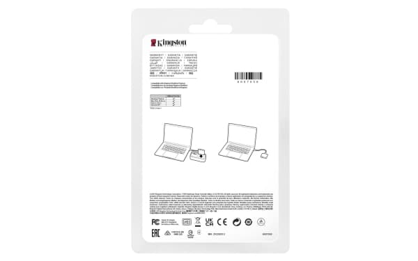 Kingston Technology USB 3.2 Gen 1 Workflow 5G USB-A ja USB-C miniHub, USB 3.2 Gen 1 (3.1 Gen 1) Type-C, USB 3.2 Gen 1 (3.1 Gen 1) Type-A, USB 3.2 Gen