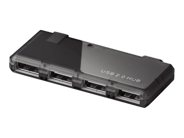 goobay Mini USB 2.0 HUB - Hubb - 4 x USB 2.0 - skrivbordsmodell