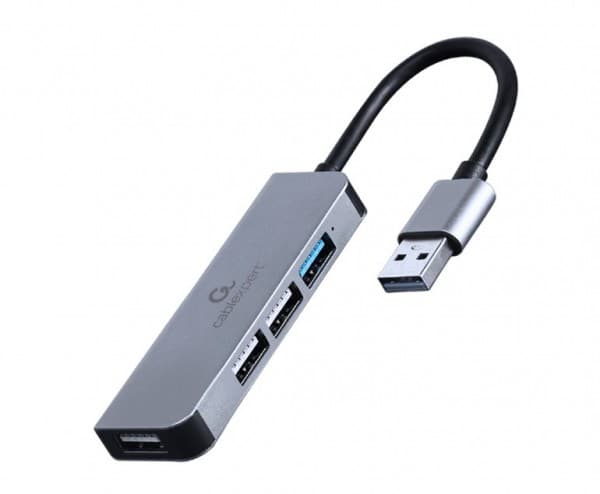 Cablexpert - Hubb - 4-port - 1 x USB 3.1 Gen 1 + 3 x USB 2.0 - skrivbordsmodell